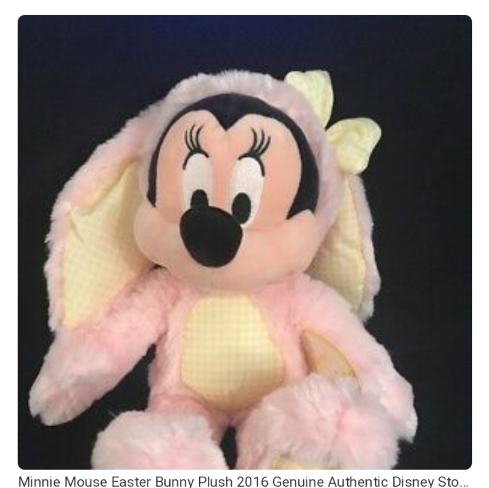 Minnie mouse authentic 2016 plush 12"